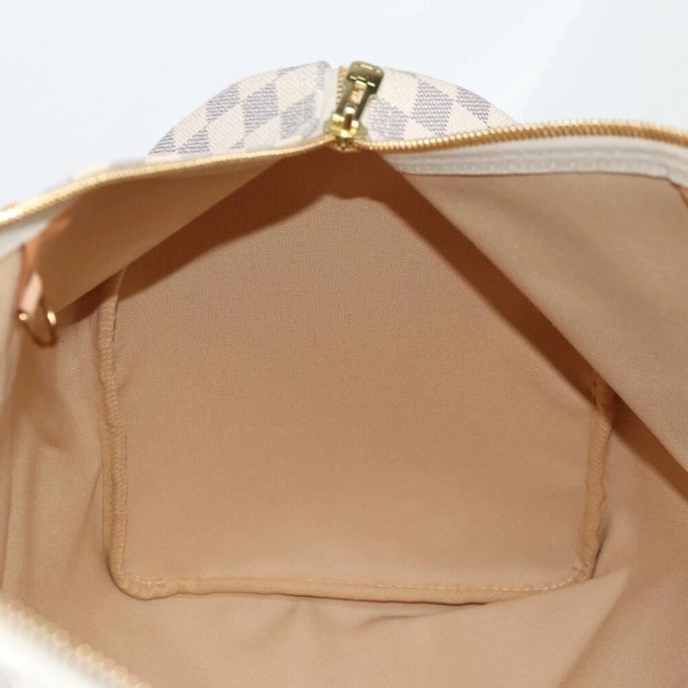 LOUIS VUITTON Damier Azur Keepall 50 Boston Bag N41430 LV Auth yk18884V - Picture 13 of 16